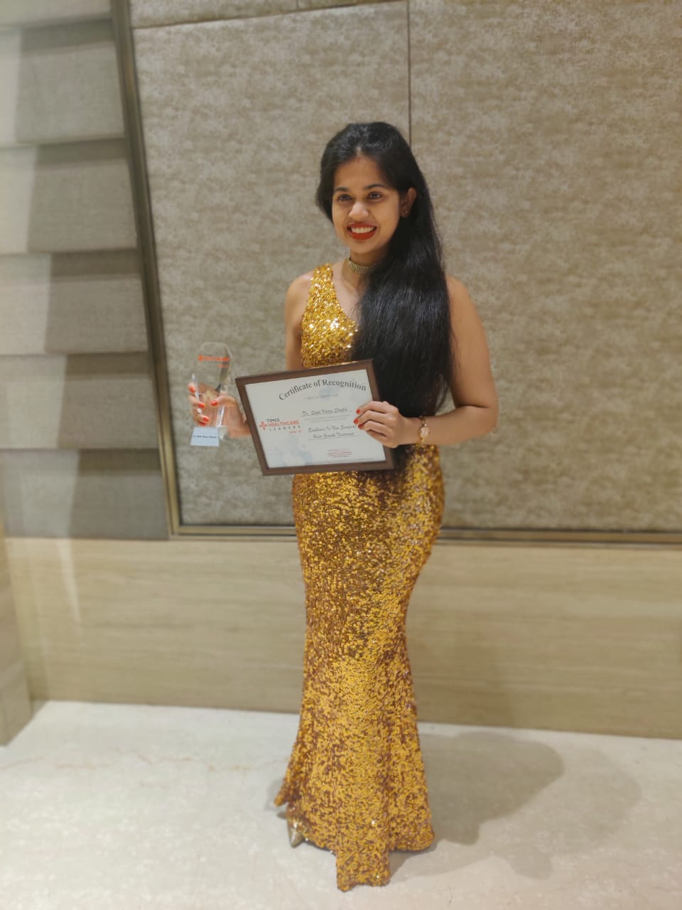 Awards and Achievements - Dr. Stuti Khare Shukla